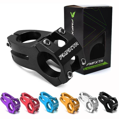 自行车把立龙头把手配件公路车短把立骑行山地车镂空立管31.8把立