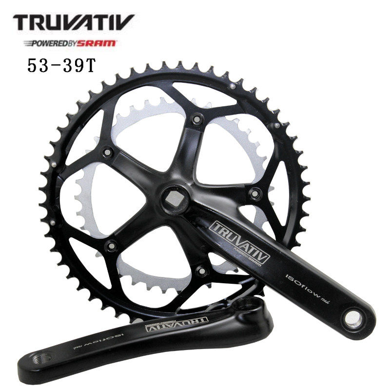 SRAM 新锐TRUVATIV车 折叠车牙盘齿盘8 9 10速53-39T曲柄方孔