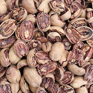 新货半块碧根果袋装美国山核桃【半块】奶油味超值散称 500克包邮