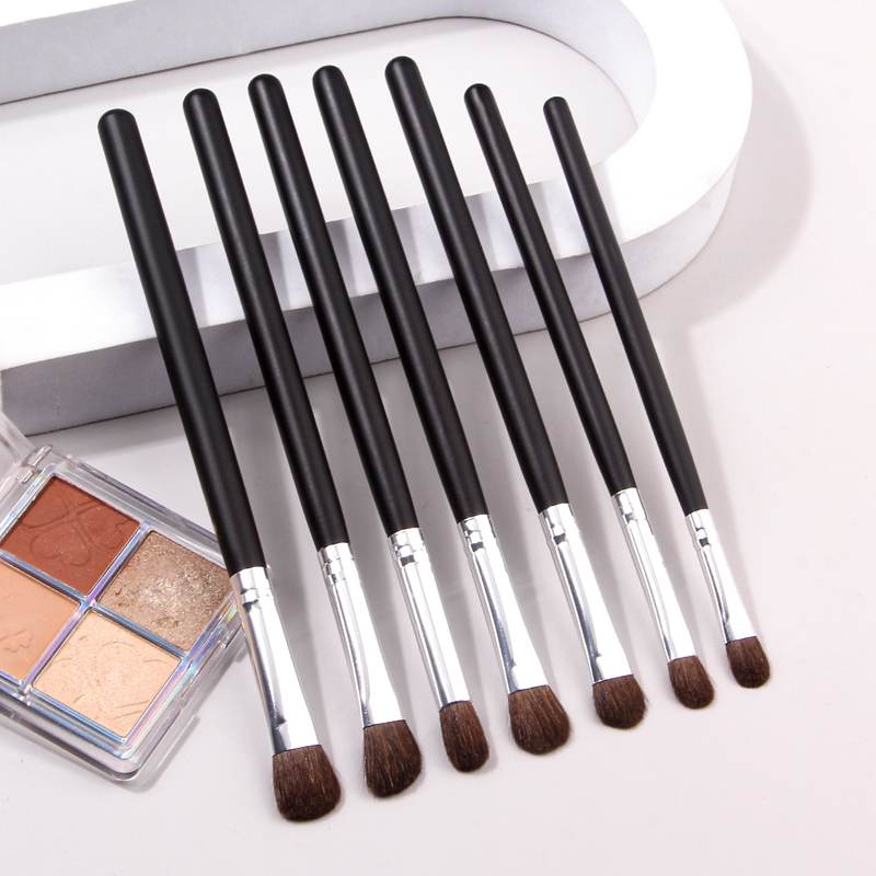 沧州马毛眼影刷套装7支眼部细节刷卧蚕化妆刷柔软动物毛便携套刷