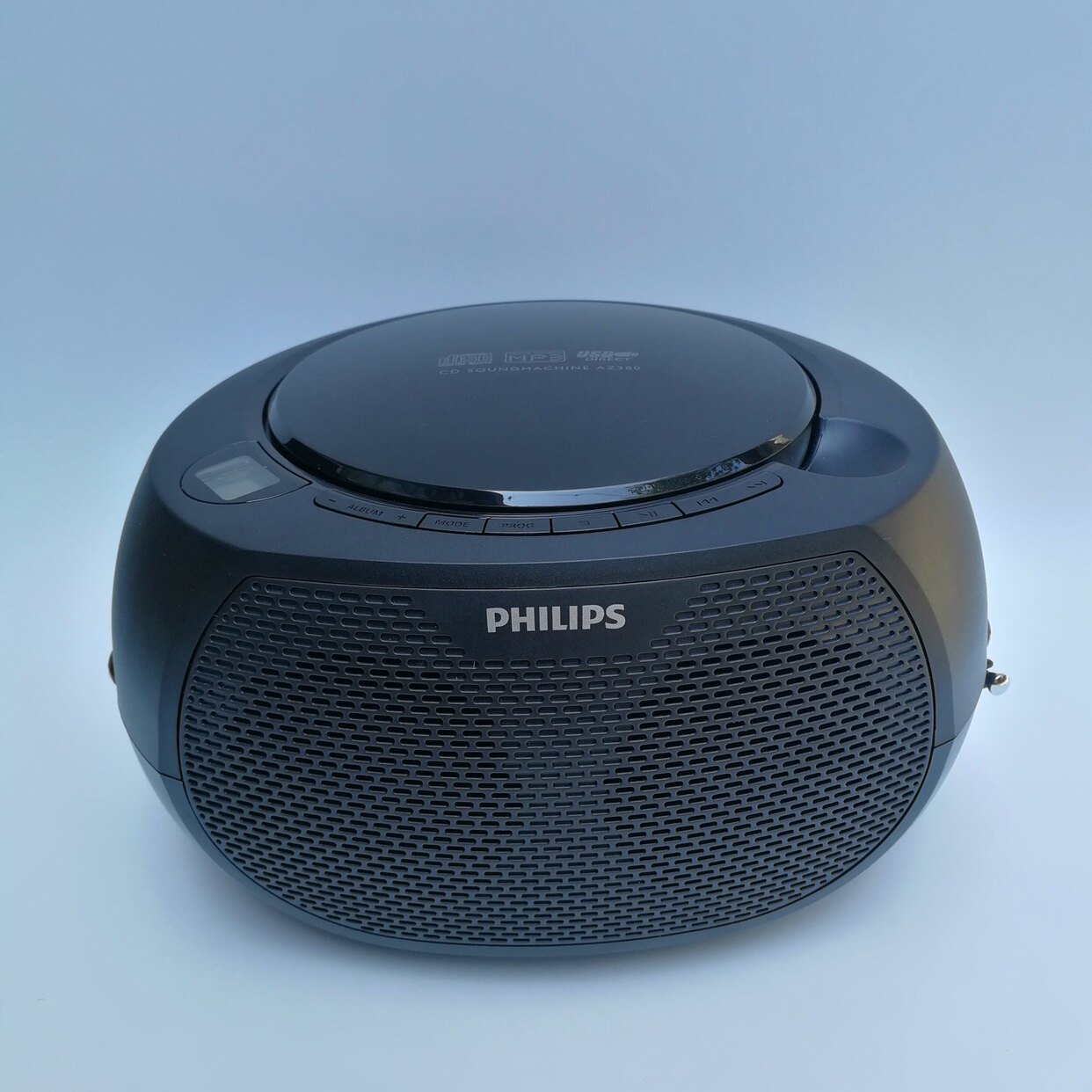 飞利浦az380手提cd机播放器usb音箱aux音响fm收音机英语学习机