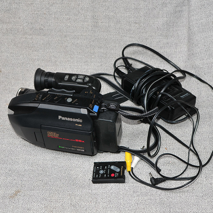 松下没办vhs-c型磁带摄像机老机器怀旧