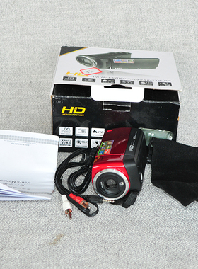 手持dv摄像机红色学生ccd复古色彩记录校园生活