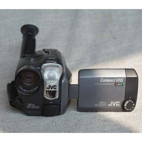 jvc家用摄像机vhsc磁带