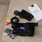 松下nv c型磁带摄像机带倒带器 vx5磁带摄像机vhs