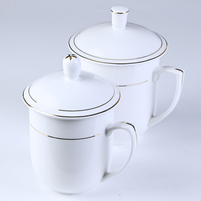 陶瓷会议杯酒店专用介杯定制logo