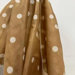 轻薄半透桑蚕丝欧根纱真丝印花按米裁diy 不支持七天无理由退款