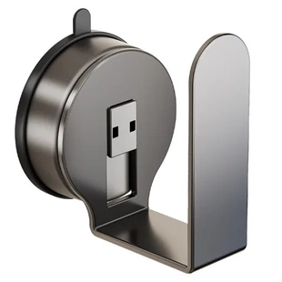 排插吸盘整理神器墙上壁挂式家用收纳插线板桌面免打孔插座固定器