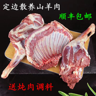 陕北定边特产山羊肉跑山羊5斤包邮送炖肉调料