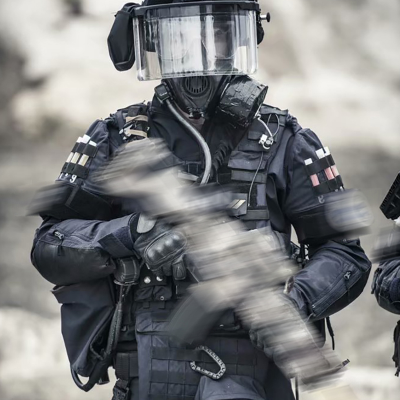法国特勤队gign战术服夏警蓝gen3蛙服体能服迷彩服战术盔裤装备套