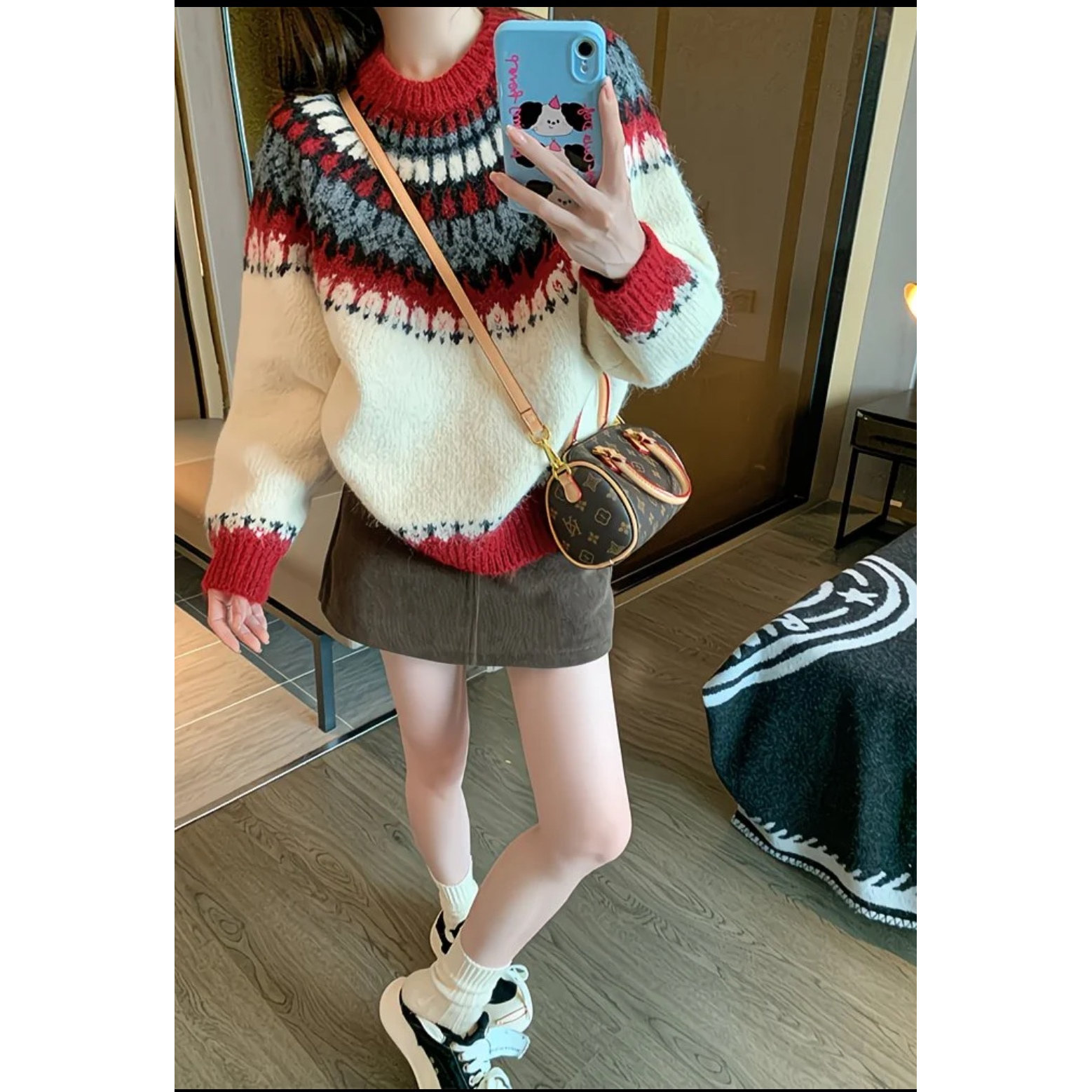 杨杨定制秋冬新款民族风毛衣