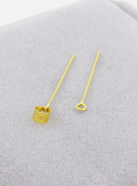 diy瓜子扣珍珠玉石蜜蜡吊坠18k金