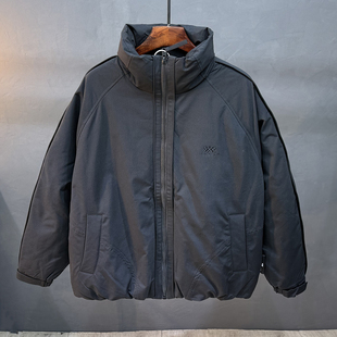 羽绒服男款冬季外套2025新款防寒潮牌立领短款高级感帅气加厚冬装