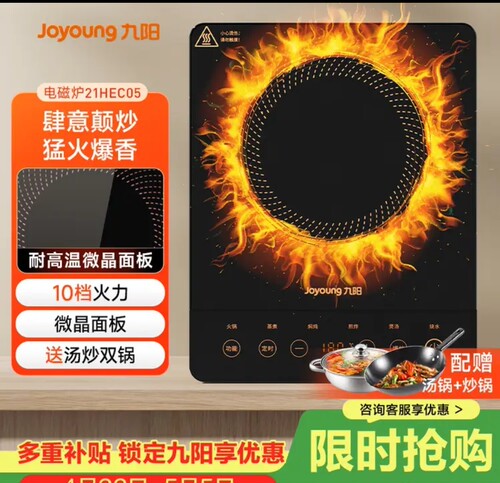 Joyoung/九阳 JYC-21HEC05电磁炉电陶炉电池炉电磁灶大功率家用