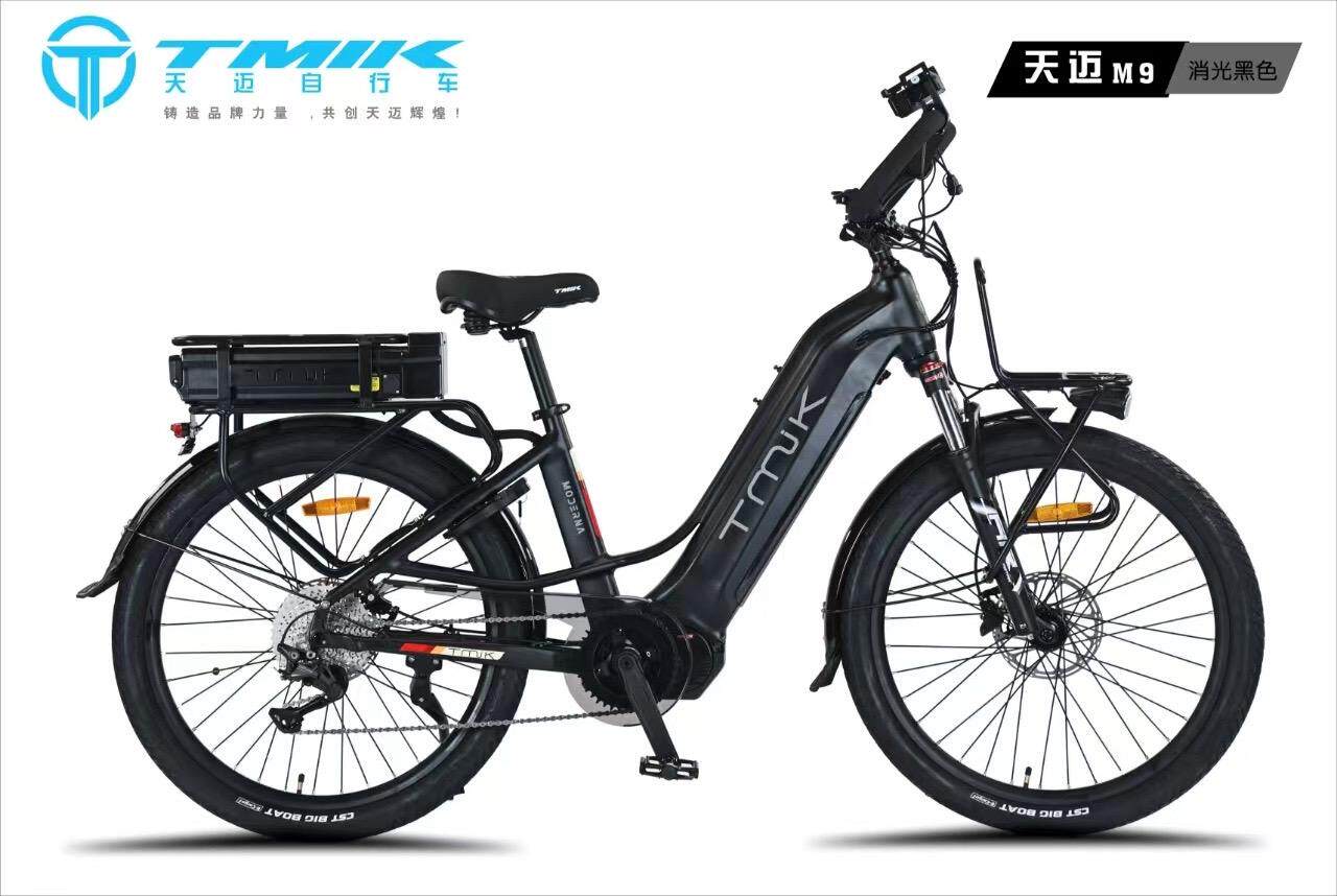 天迈m9锂电助力自行车500瓦智能自行车/助力自行