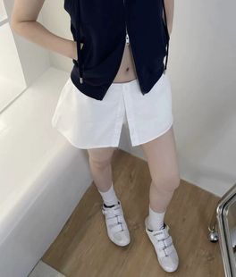 RARE正确版A型假两件衬衣mini裤裙