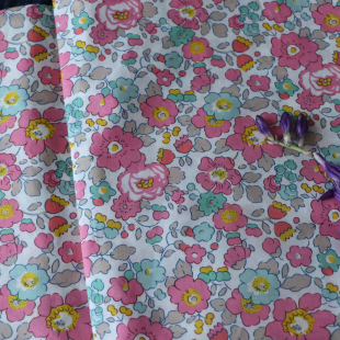 Betsy Liberty面料利伯缇纯棉府绸小碎花布料印花女童女装面料