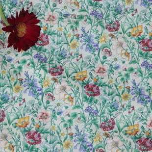 Meadow 英国利伯缇LIBERTY长纤全棉府绸服装婴童连衣裙布料面料