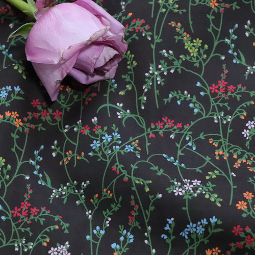 Erica 小碎花80支海浪LIBERTY平替长纤棉全棉布料面料服装儿婴童