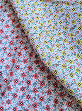 Parterre80支全棉小碎花LIBERTY长绒棉布料面料数码印花女服装童
