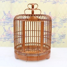 Клетка для птиц 花花新款鸟笼老竹川笼手工自制画眉笼云南贵州凯里八哥笼大中小号