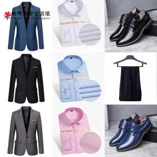 西服西裤 衬衫 摆件 样品道具男士 样板房衣帽间衣柜全屋定制衣服软装