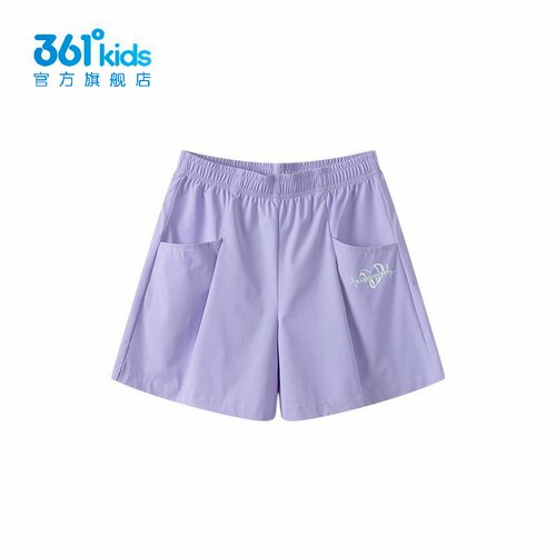 361°女童梭织休闲裤新品夏速干中大童透气运动短裤K62423706
