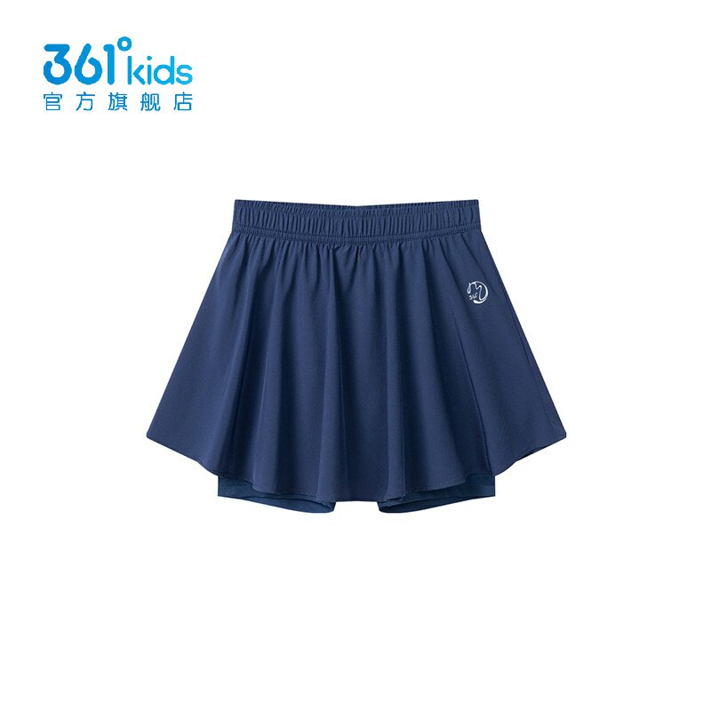 361°女童速干羽网球裙裤新品2025夏中大童透气亲肤裙裤K62521509图片