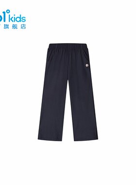 361°女童宽松敞口裤速干新品2025夏针织长裤冰感运动裤K62521505