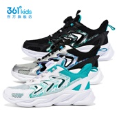 361°男童旋钮扣运动鞋 K72423542 镂空中大童透气跑鞋 新品 2024夏季