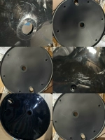 700C Полный черный дефектный диск, ношение и окрашивание и сосать проблемы с ущербом