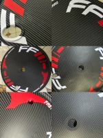 700c углеродных недостатков, износа и окрашивания вдыхания и сосания, поврежденный диск