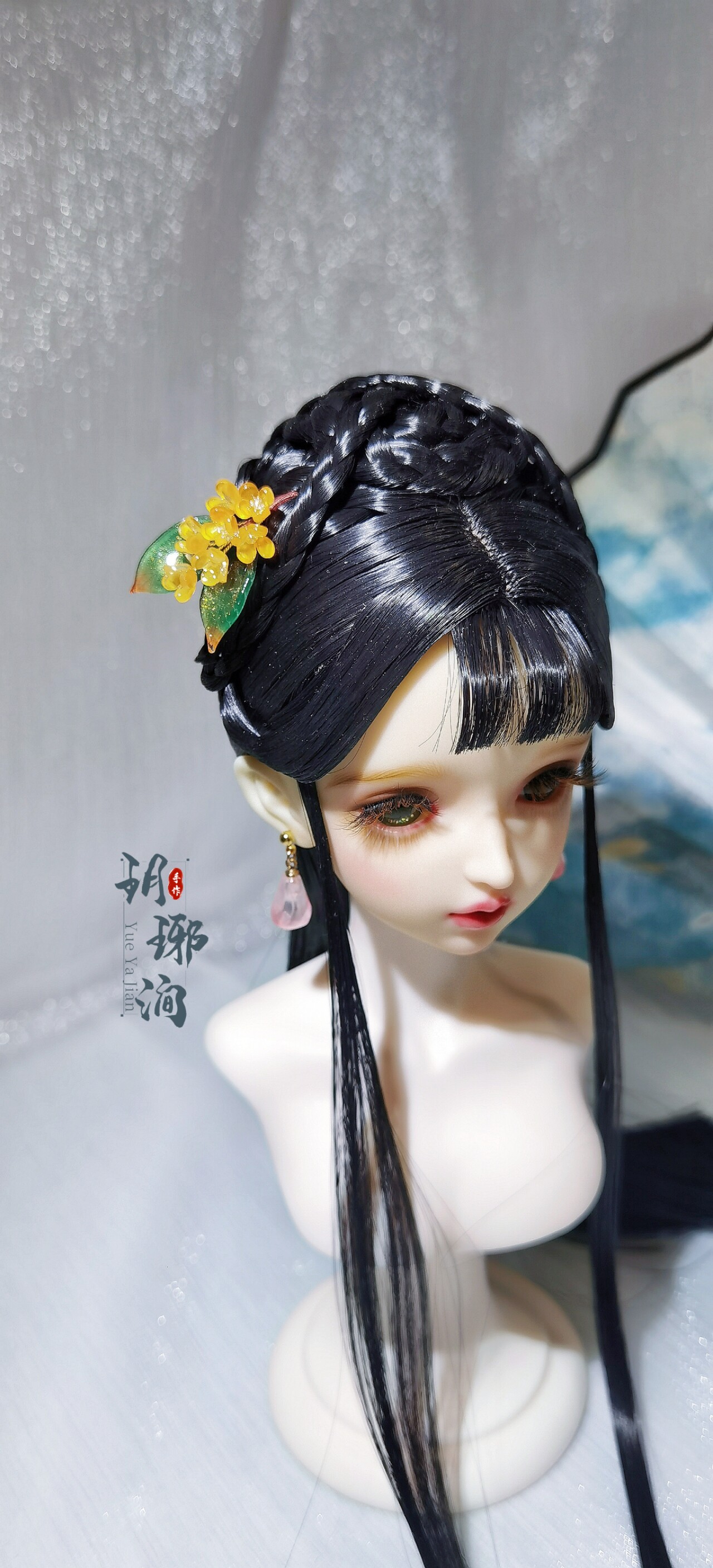 【玥琊涧】bjd三分3分4分发簪 桂花发簪软簪 娃用汉服发簪发饰