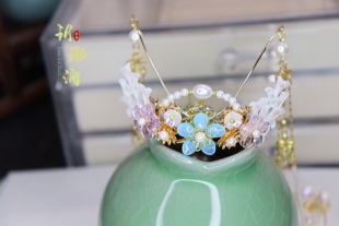 【玥琊涧】BJD头饰 三分四分通用发冠 娃用汉服配饰