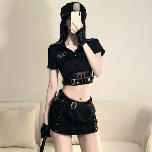 性趣制服诱惑空姐秘书睡裙