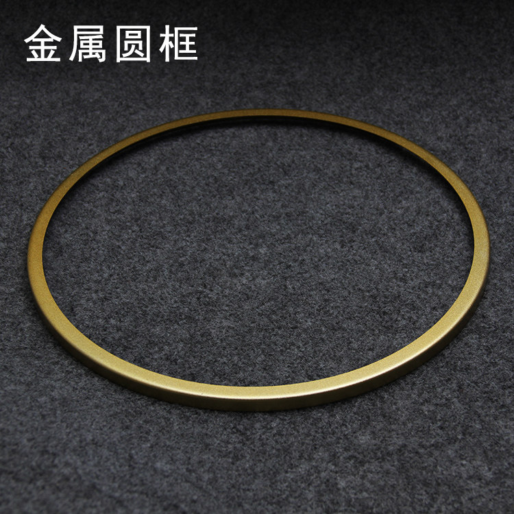 12英寸金属钟框挂钟边框金色圆圈