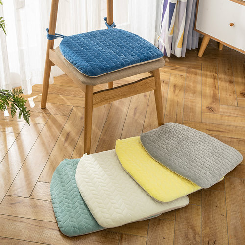 拆洗毛绒马蹄形保暖饭店居家坐垫