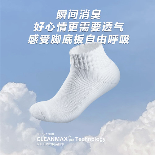 SEGUNDA+日本进口抗菌防臭中筒袜