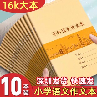 深圳小学16k作文本学生作业本子三到六年级语文练习本大本作文薄