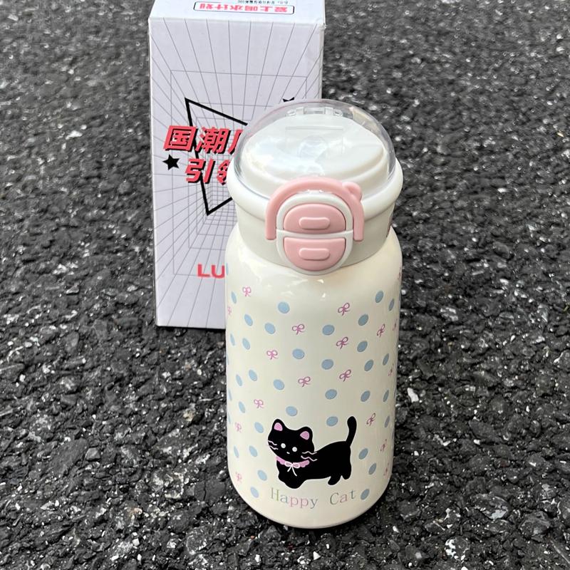 【316内胆】ins可爱风猫咪保温杯