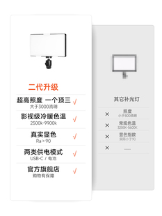 斯丹德双色温补光灯LED416S二代人像打光灯摄影灯拍摄平板手机相