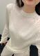 女套头镶钻上衣秋冬洋气修身 2026早春薄款 含羊毛针织衫 打底毛衣