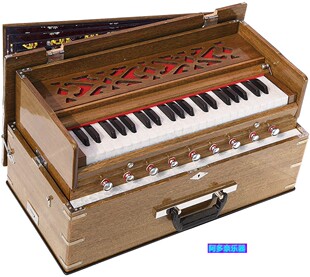 印度进口 便携式印度手风琴 旅行者Harmonium42键3.5八度唱诵乐器