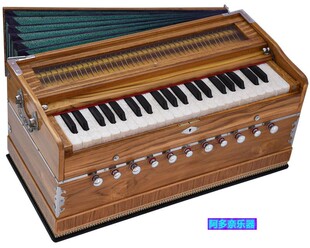 印度进口 柚木印度风琴 Harmonium 专业演奏唱诵乐器 手风琴42键