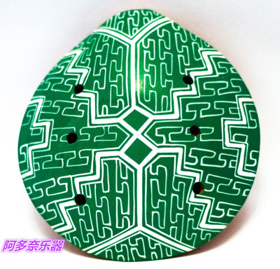 大量批售25个 秘鲁进口制造 大陶笛 秘鲁陶笛 手工制作和手绘乐器