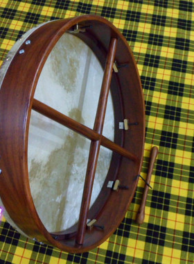 英国进口乐器 宝思兰鼓 18英寸 可调节 爱尔兰Bodhran鼓 送携带包