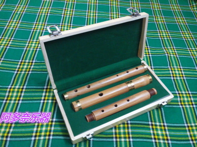 英国进口 爱尔兰木长笛 Cocous木 26英寸4节D调 Irish Flute&硬盒