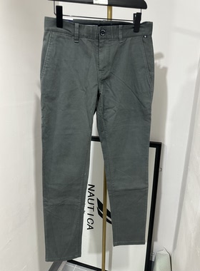 nautica/诺帝卡秋冬锥形商务休闲裤男裤