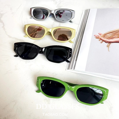 猫眼墨镜男gm2025新款高级感近视带度数防紫外线显脸小辣妹太阳镜