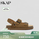 一字带凉轻便休闲凉鞋 SKAP记忆沙滩圣伽步男鞋 勃肯鞋 新款 2026夏季